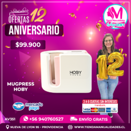 AV351 Estampadora de tazas MugPress - Envío gratis