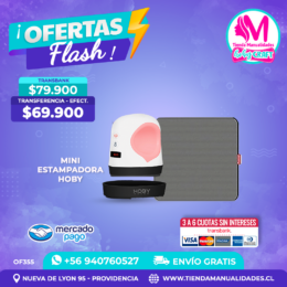 OF355 Mini Estampadora HobyPress - Envío gratis