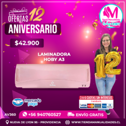 AV360 Laminadora Hoby A3 - Envío gratis