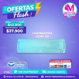 OF365 Laminadora Hoby A3 - Envío gratis