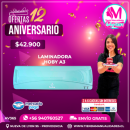 AV365 Laminadora Hoby A3 - Envío gratis