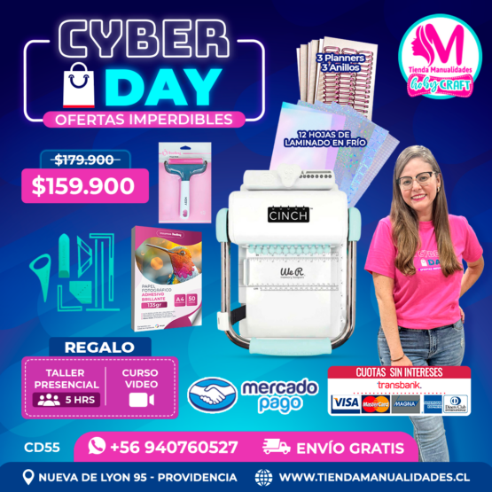 CD55 Kit encuadernadora Cinch verde - Envío gratis