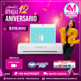 AV02 Kit Silhouette Cameo 5 Blanca - Envío gratis