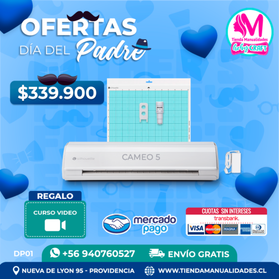 DP01 Kit Silhouette Cameo 5 Blanca - Envío gratis