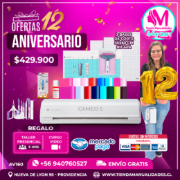 AV160 Kit Silhouette Cameo 5 - Envío gratis