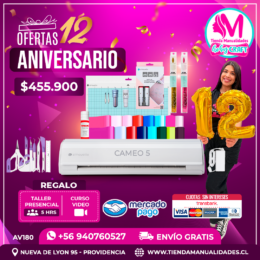 AV180 Kit Silhouette Cameo 5 - Envío gratis