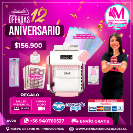 AV20 Kit encuadernadora Cinch rosa - Envío gratis
