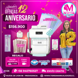 AV25 Kit encuadernadora Cinch verde - Envío gratis