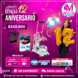 AV270 Kit Estampadora de gorros HobyPress - Envío gratis