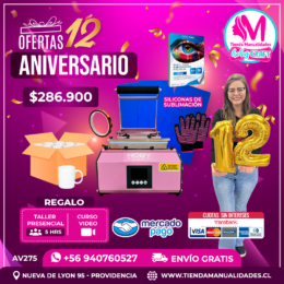 AV275 Kit Estampadora de tazones doble HobyPress - Envío gratis