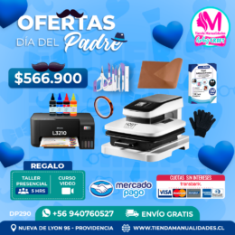DP290 Kit Estampadora automática 38x38cm HobyPress - Envío gratis