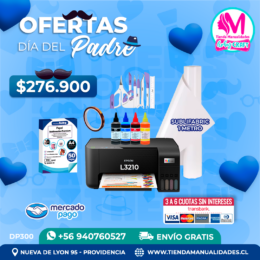 DP300 Kit para sublimación Impresora L3210 - Envío gratis