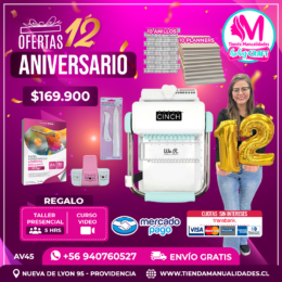 AV45 Kit encuadernadora Cinch verde - Envío gratis