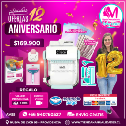 AV55 Kit encuadernadora Cinch verde - Envío gratis