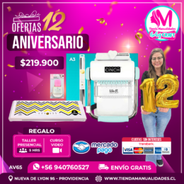 AV65 Kit encuadernadora Cinch verde - Envío gratis