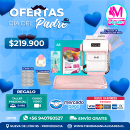 DP70 Kit encuadernadora Cinch rosa - Envío gratis