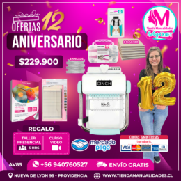 AV85 Kit encuadernadora Cinch verde - Envío gratis