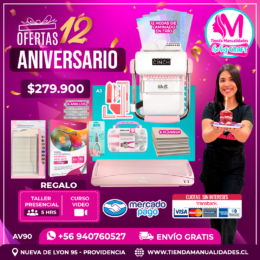 AV90 Kit encuadernadora Cinch rosa - Envío gratis