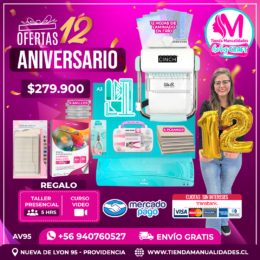 AV95 Kit encuadernadora Cinch verde - Envío gratis