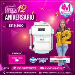 AV15 Encuadernadora Cinch verde - Envío gratis