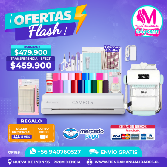 OF185 Kit Cameo 5 + Cinch verde - Envío gratis