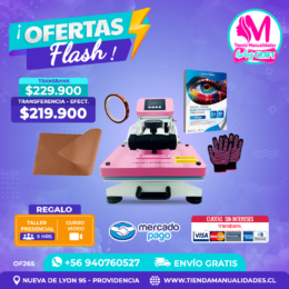 OF265 Kit Estampadora plana 23x30cm HobyPress - Envío gratis