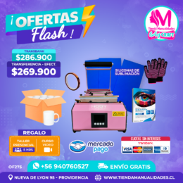 OF275 Kit Estampadora de tazones doble HobyPress - Envío gratis