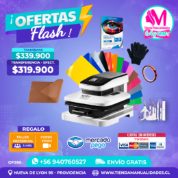 OF285 Kit Estampadora automática 38x38cm HobyPress - Envío gratis