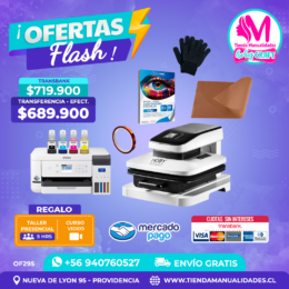 OF295 Kit Estampadora automática 38x38cm HobyPress - Envío gratis