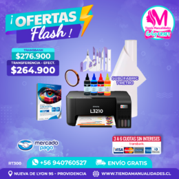 OF300 Kit para sublimación Impresora L3210 - Envío gratis
