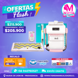 OF60 Kit encuadernadora Cinch rosa - Envío gratis