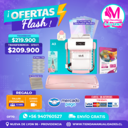 OF70 Kit encuadernadora Cinch rosa - Envío gratis
