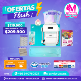 OF75 Kit encuadernadora Cinch verde - Envío gratis