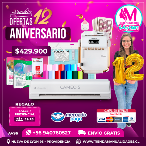 AV96 Kit Cameo 5 + Universal Cinch - Envío gratis