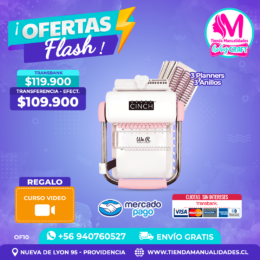 OF10 Encuadernadora Cinch rosa - Envío gratis