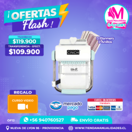 OF12 Encuadernadora Cinch verde - Envío gratis