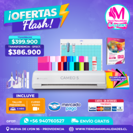 OF137 Kit Silhouette Cameo 5 + Taller presencial - Envío gratis