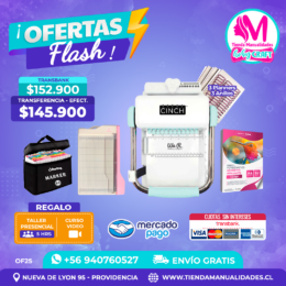 OF25 Kit encuadernadora Cinch verde - Envío gratis