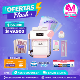OF30 Kit encuadernadora Cinch rosa - Envío gratis