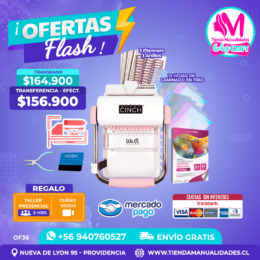 OF36 Kit encuadernadora Cinch rosa - Envío gratis