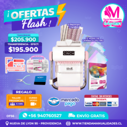 OF56 Kit encuadernadora Cinch rosa - Envío gratis