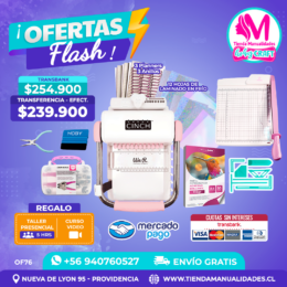 OF76 Kit encuadernadora Cinch rosa - Envío gratis