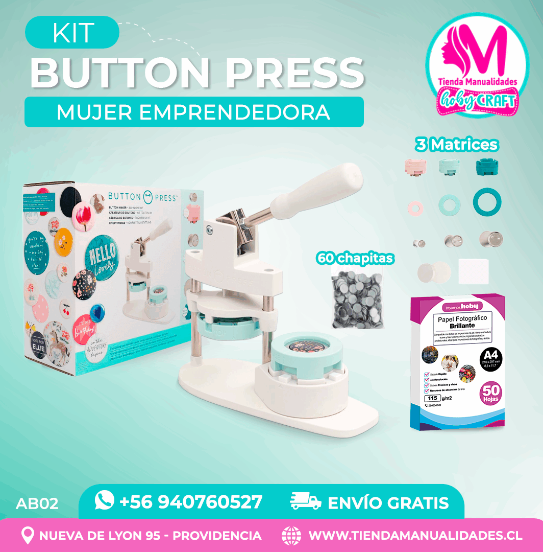 AB02 Kit Button Press – Entrega Inmediata