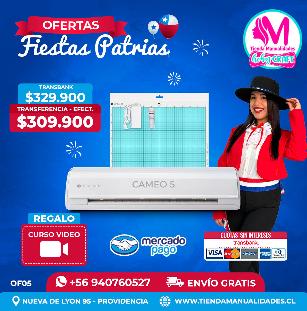 FP05 Kit Silhouette Cameo 5 blanca – Envío gratis