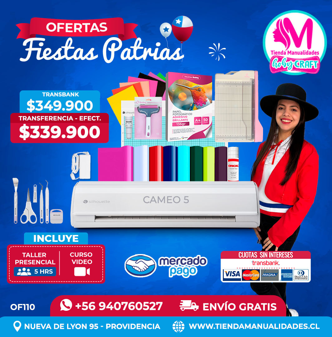 FP110 Kit Silhouette Cameo 5 blanca – Envío gratis