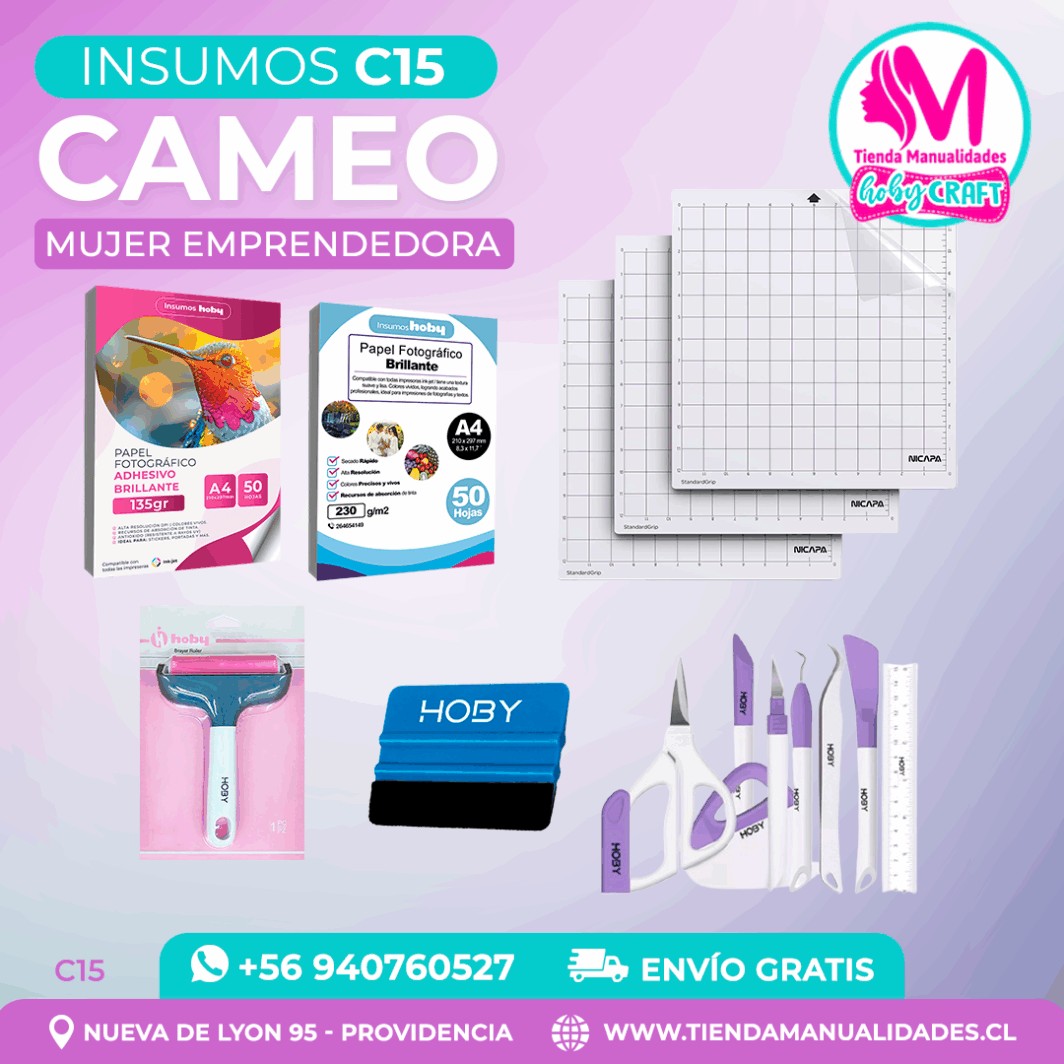 C15 Insumos Cameo – Envío gratis