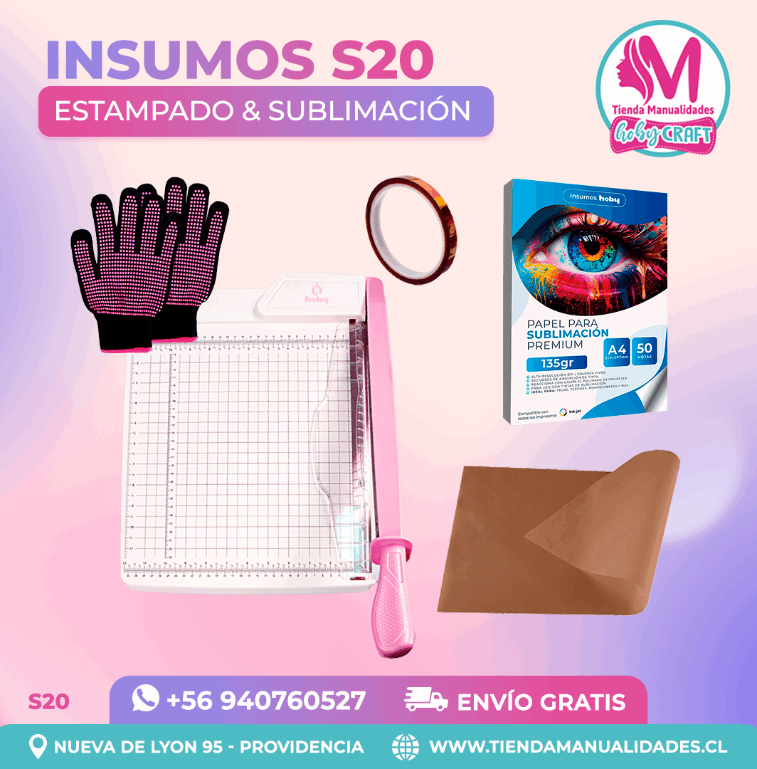 S20 Insumos de estampado y sublimación – Envío gratis