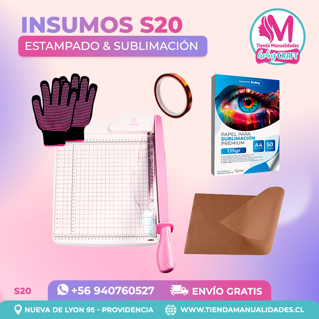 S20 Insumos de estampado y sublimación – Envío gratis