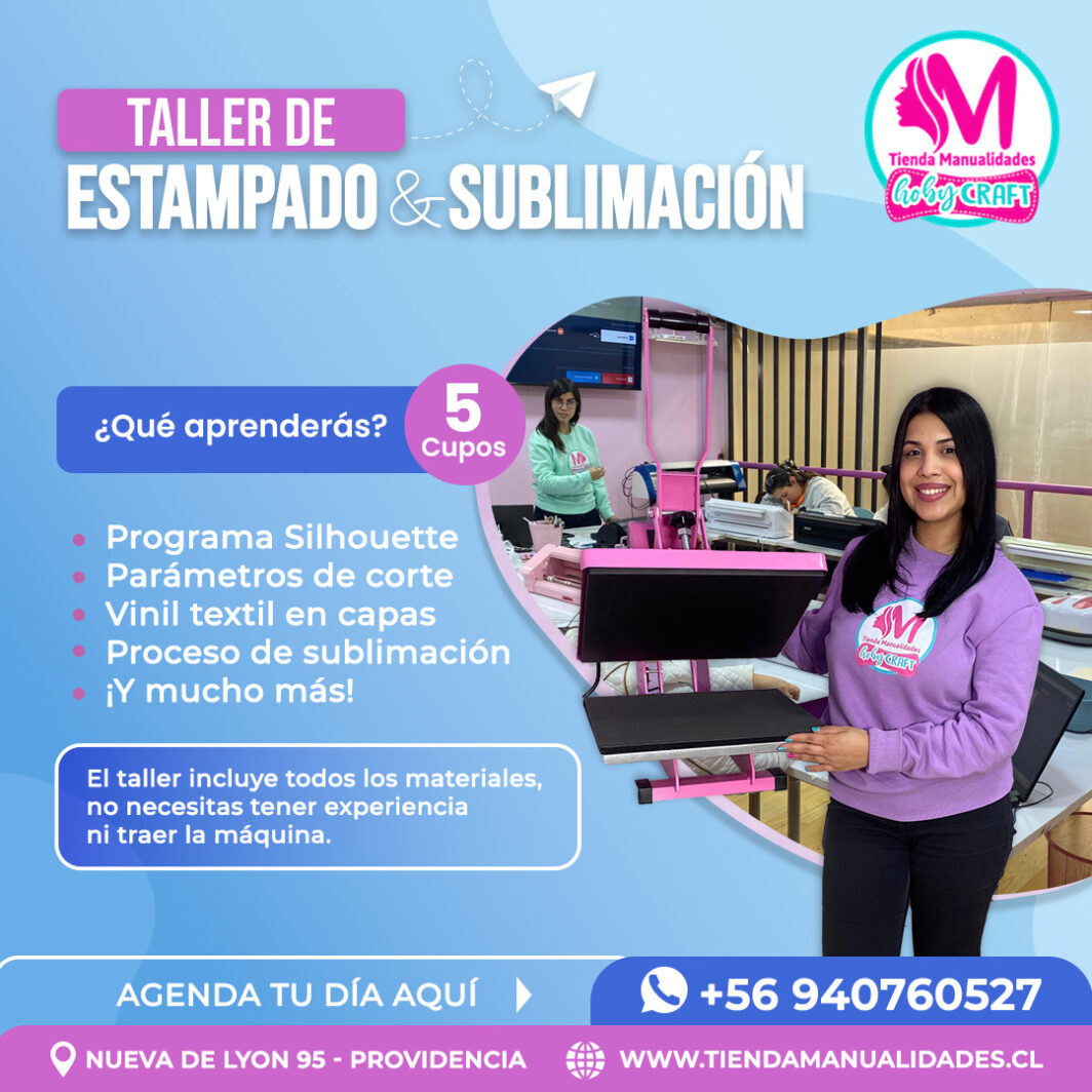 0050 Taller Presencial: Estampado y sublimación - Nueva de Lyon 95