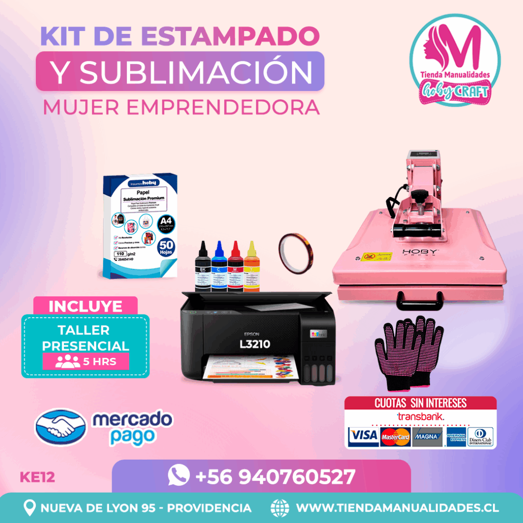 KE1200  Kit de estampado y sublimación